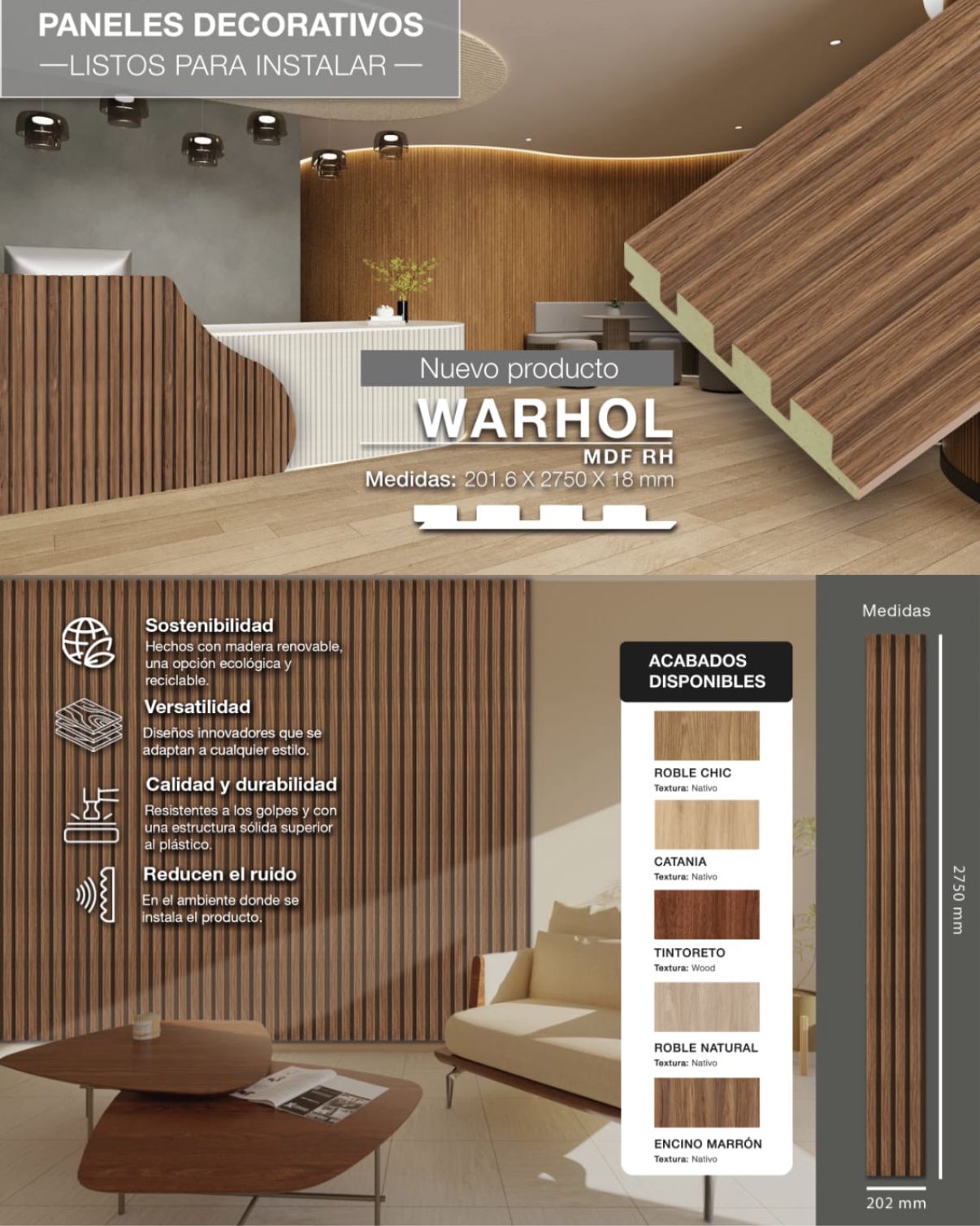 WP-MDF WARHOL CATANIA (4 PCS x BOX )