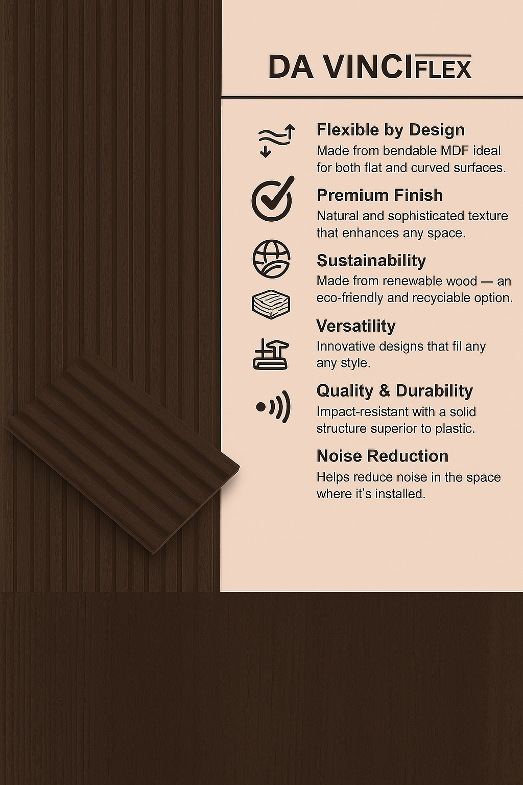 WP-MDF DA VINCI FLEX OCASO (8 PCS x BOX )