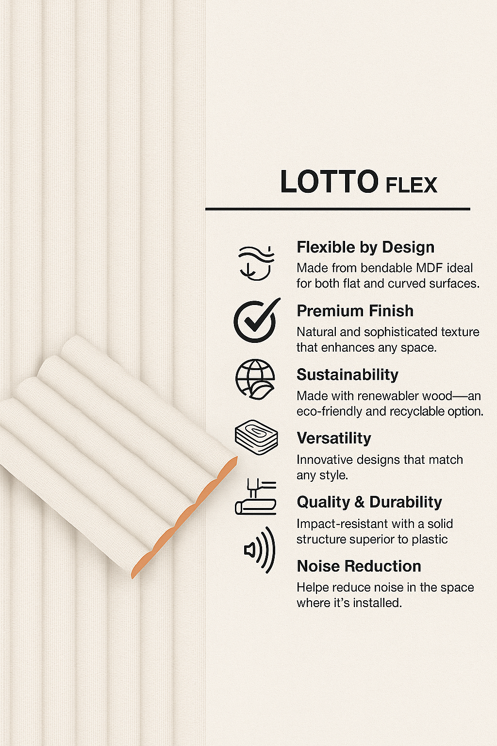 WP-MDF LOTTO FLEX LIENZO (8 PCS X BOX)
