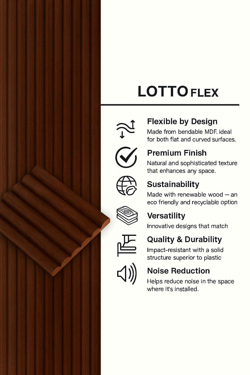 WP-MDF LOTTO FLEX OCASO (8 PCS X BOX)