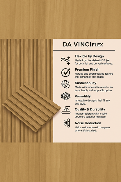 WP-MDF DA VINCI FLEX ROBLE CHIC (8 PCS x BOX )